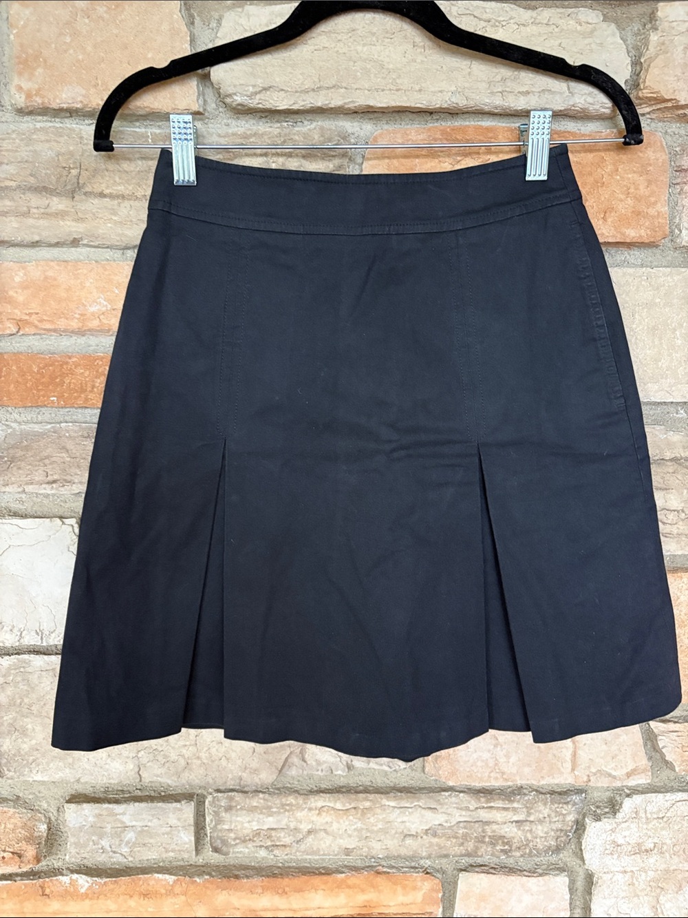 Burberry golf Black Pleated Skirt